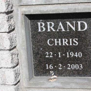 BRAND Chris 1940-2003