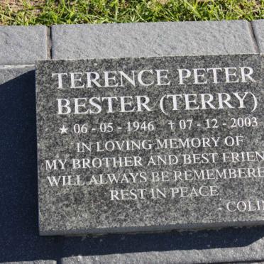 BESTER Terence Peter 1946-2003