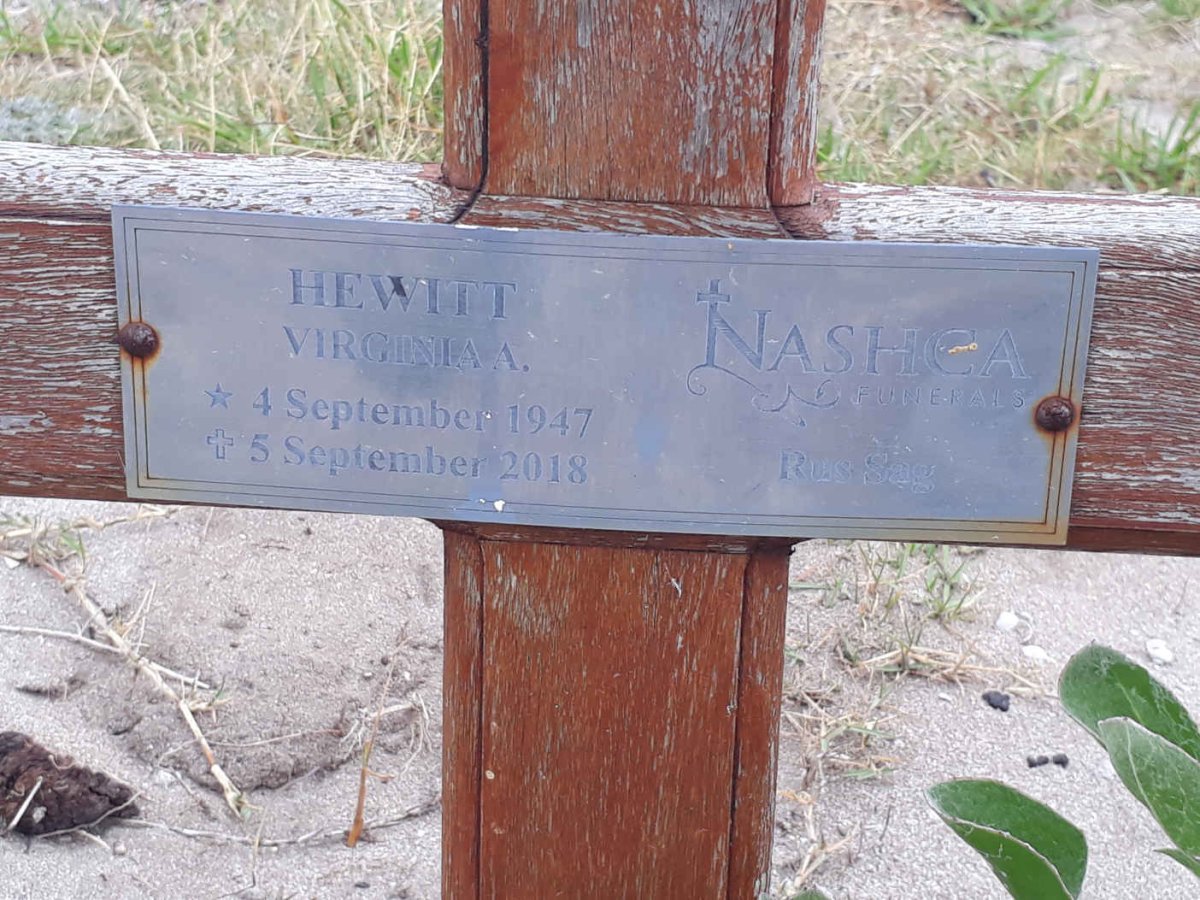 HEWITT Virginia A. 1947-2018