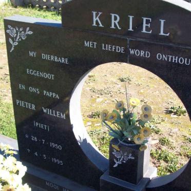 KRIEL Pieter Willem 1950-1995