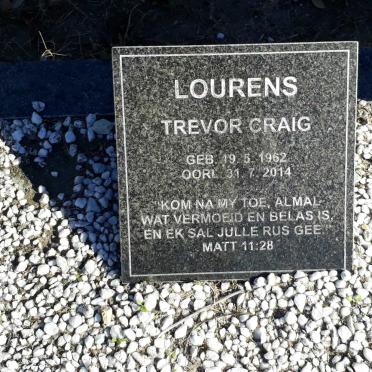 LOURENS Trevor Craig 1962-2014
