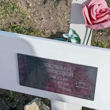 ROBERTSON Gertrean 1960-2021