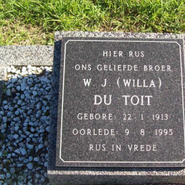 TOIT W.J., du 1913-1995