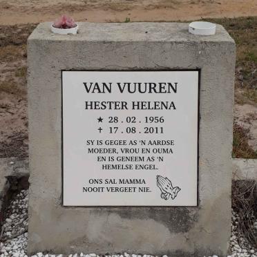 VUUREN Hester Helena, van 1956-2011