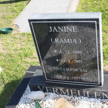 VERMEULEN Janine 1985-2003
