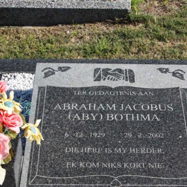 BOTHMA Abraham Jacobus 1929-2002