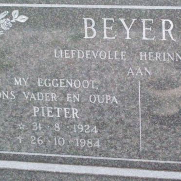 BEYERS Pieter 1924-1984