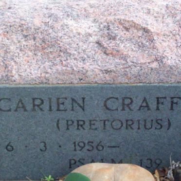 CRAFFORD Carien nee PRETORIUS 1956-