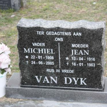 DYK Michiel, van 1908-2005 &amp; Jean 1916-1963