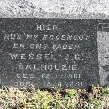 DALHOUZIE Wessel J.C. 1901-1951