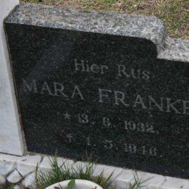 FRANKEN Mara 1932-1946