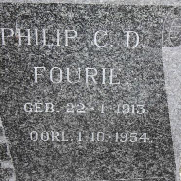 FOURIE Philip C.D. 1913-1954