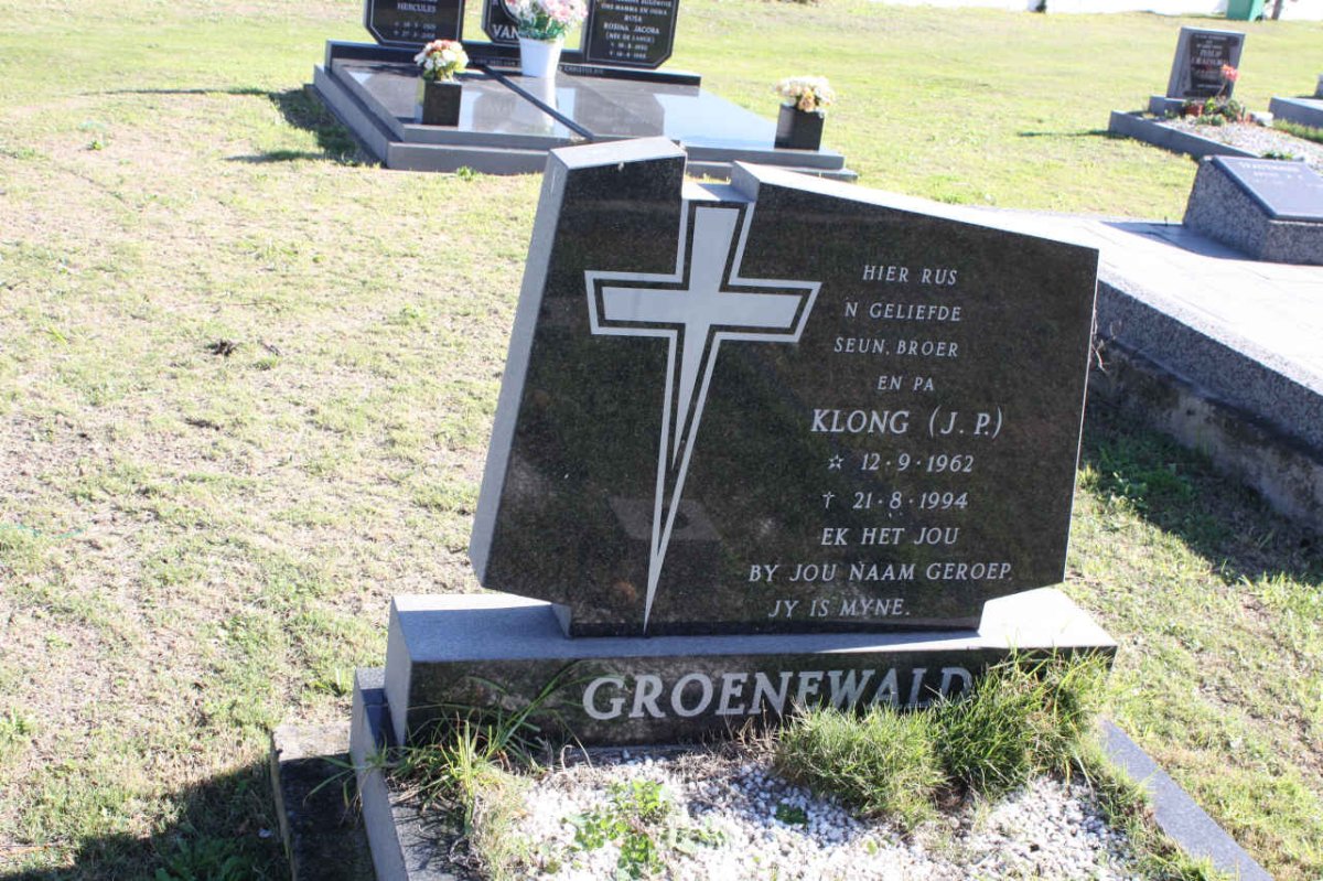 GROENEWALD J.P. 1962-1994