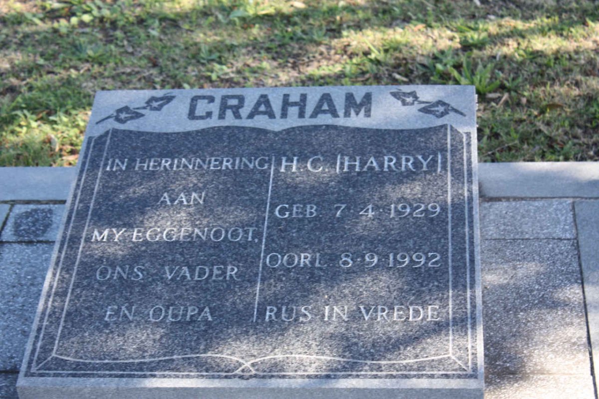 GRAHAM H.C. 1929-1992