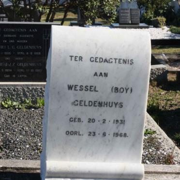GELDENHUYS Wessel 1931-1968