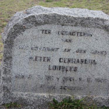 LOURENS Pieter Gerhardus 1911-1949