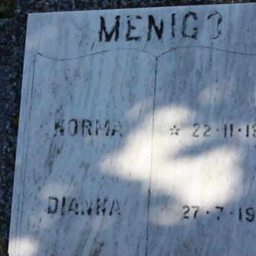 MENIGO Norma Dianna 1971-1992