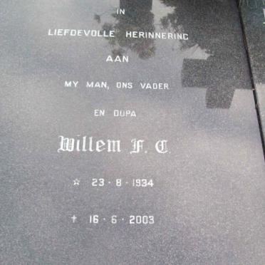 NIEMAND Willem F.C. 1934-2003