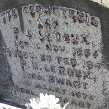 ROUX P.C., le 1865-1944 &amp; P.M. SWART 1?75