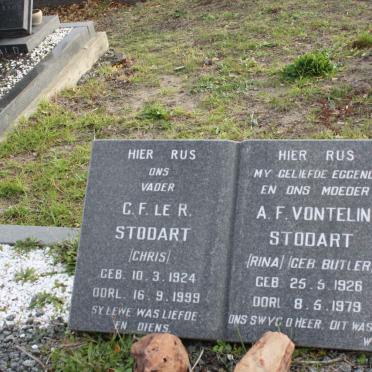 STODART C.F. Le R. 1924-1999 &amp; A.F. Vontelin BUTLER 1926-1979