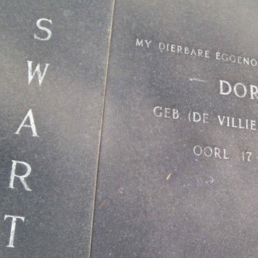 SWART Doris nee DE VILLIERS 1924-1988