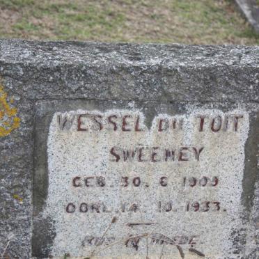 SWEENEY Wessel du Toit 1909-1933
