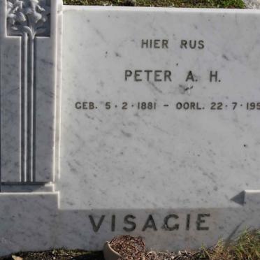 VISAGIE Peter A.H. 1881-1951