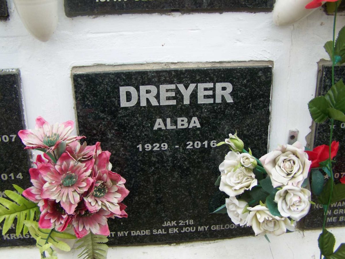 DREYER Alba 1929-2016