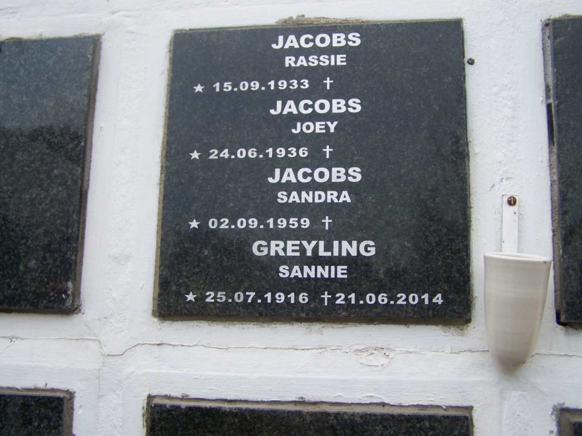 JACOBS :: GREYLING