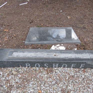BOSHOFF Gert Johan Daniel 1914-1989 & Martha Catherina 1922-2004 _1