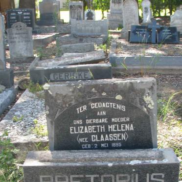 PRETORIUS Elizabeth Helena nee CLAASSEN 1895-1966
