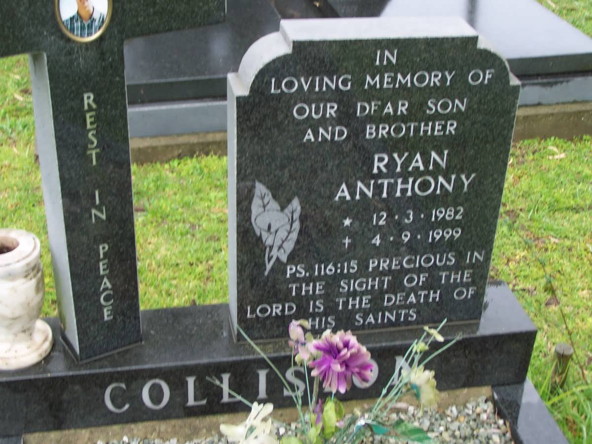COLLISTON Ryan Anthony 1982-1999