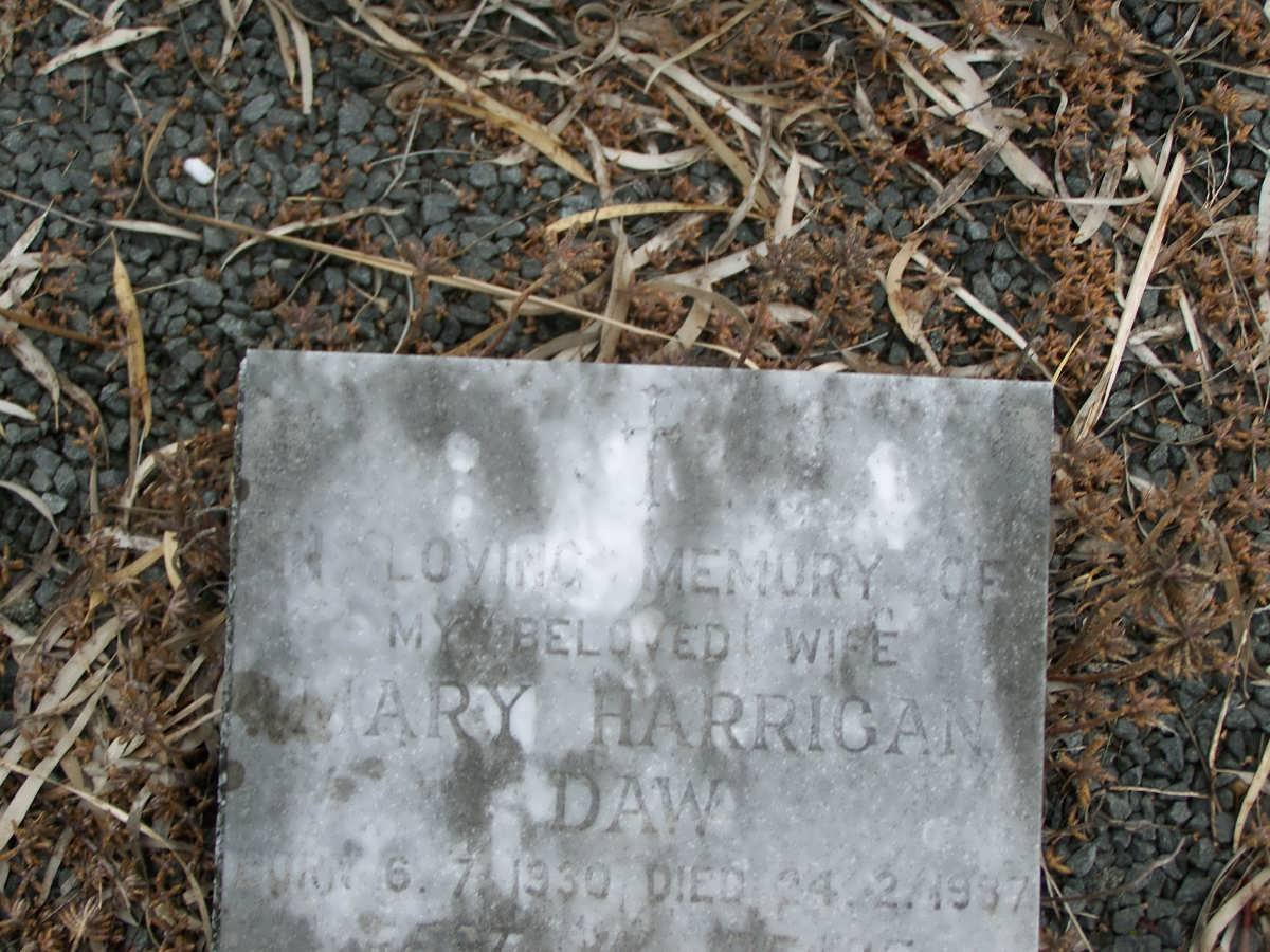 DAW Mary Harrigan 1930-1987