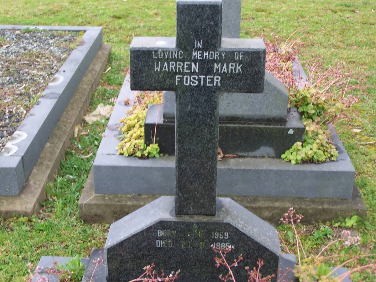 FOSTER Warren Mark 1959-1985