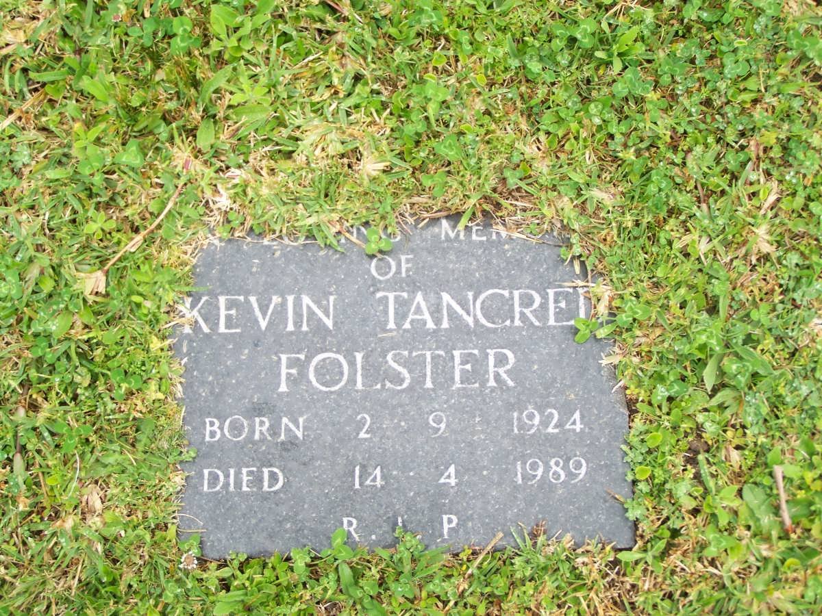 FOLSTER Kevin Tancred 1924-1989
