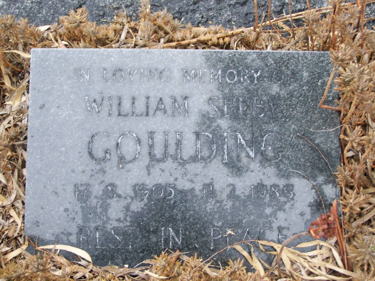 GOULDING William Selby 1905-1986
