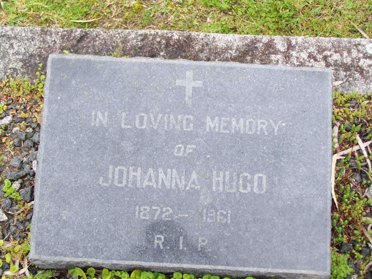 HUGO Johanna 1872-1961