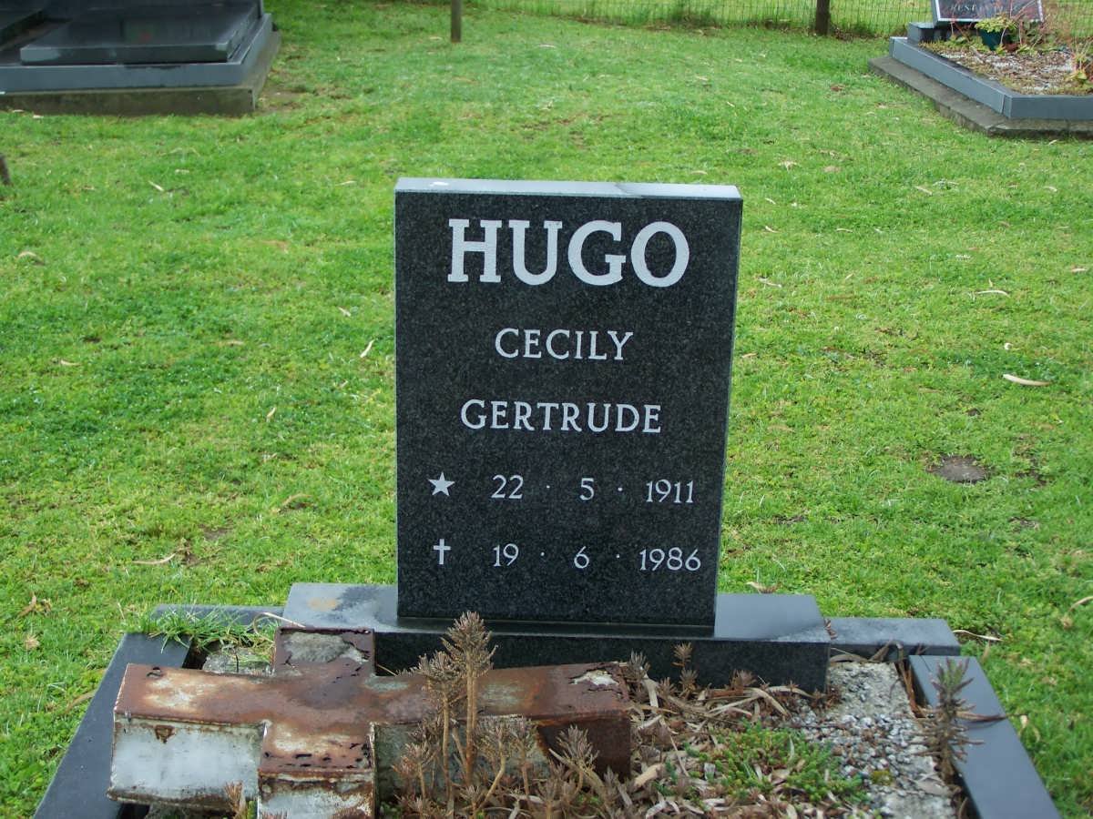 HUGO Cecily Gertrude 1911-1986