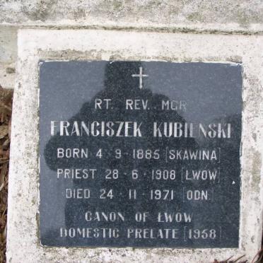 KUBIENSKI Franciszek 1885-1971