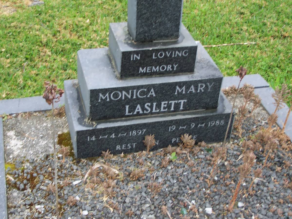 LASLETT Monica Mary 1897-1988