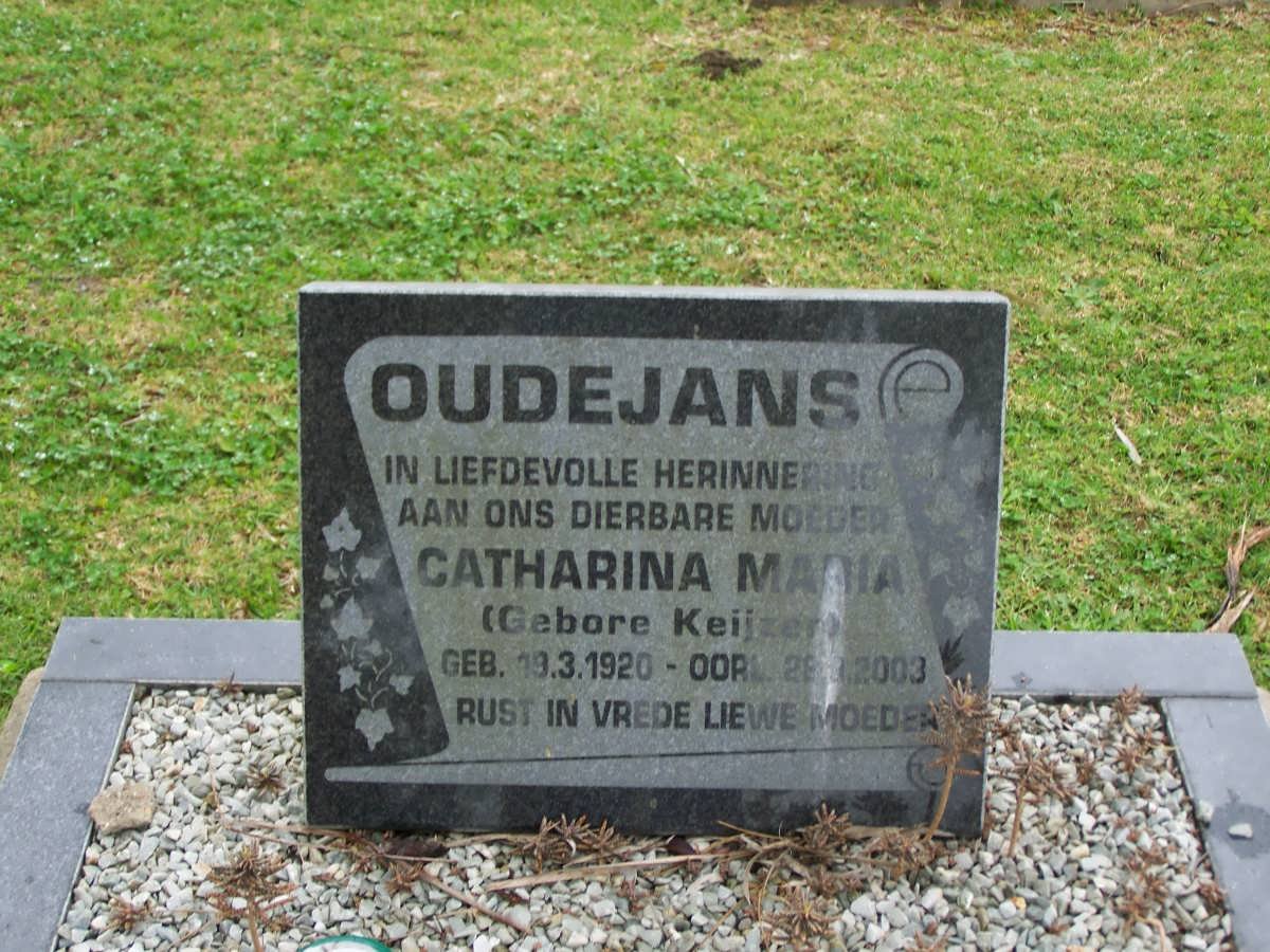 OUDEJANS Catharina Maria geb KEIJZER 1920-2003
