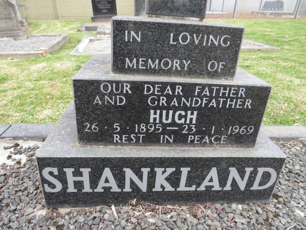 SHANKLAND Hugh 1895-1969