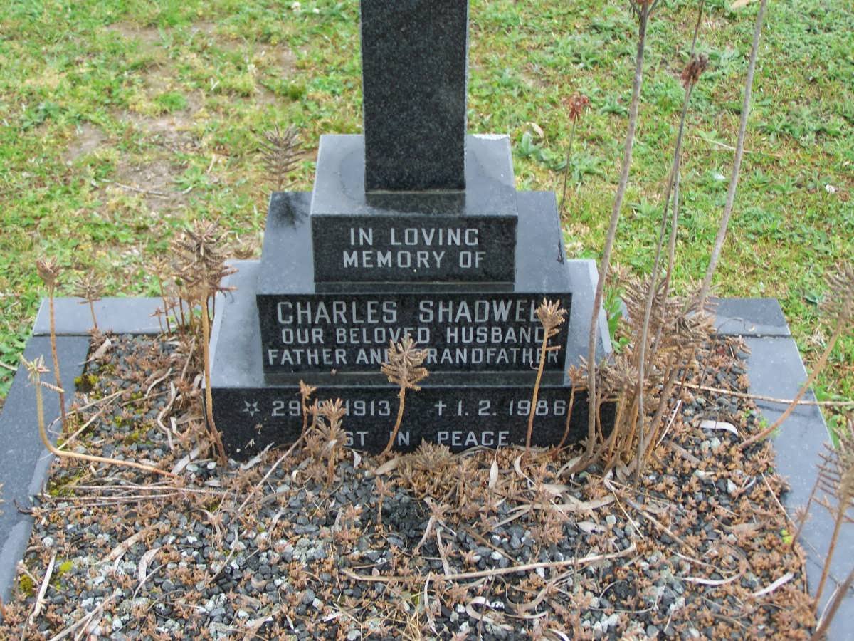 SHADWELL Charles 1913-1986