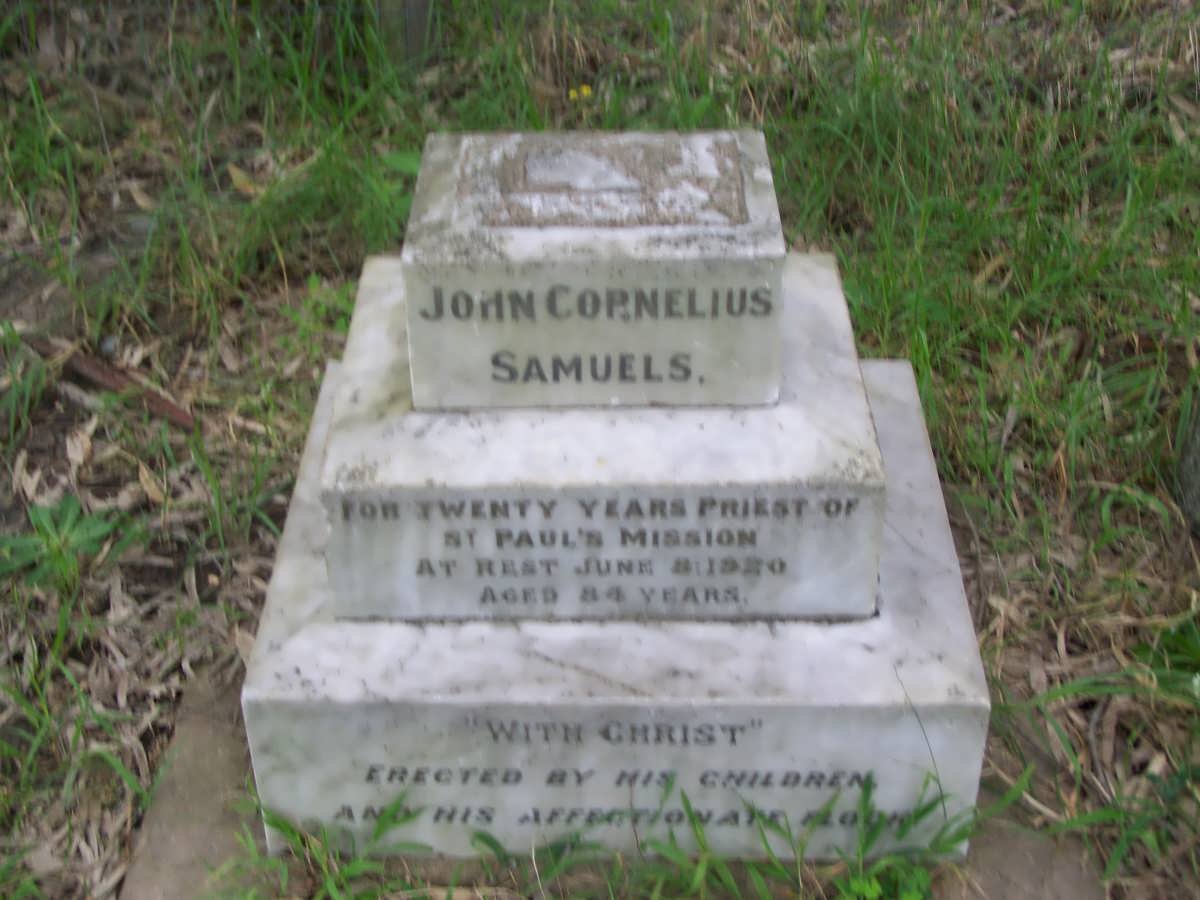 SAMUELS John Cornelius -1920