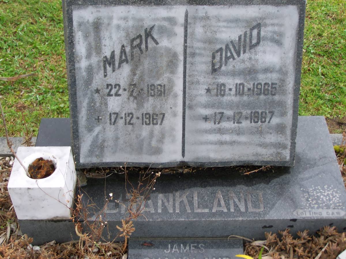 SHANKLAND Mark 1961-1967 :: SHANKLAND David 1965-1967