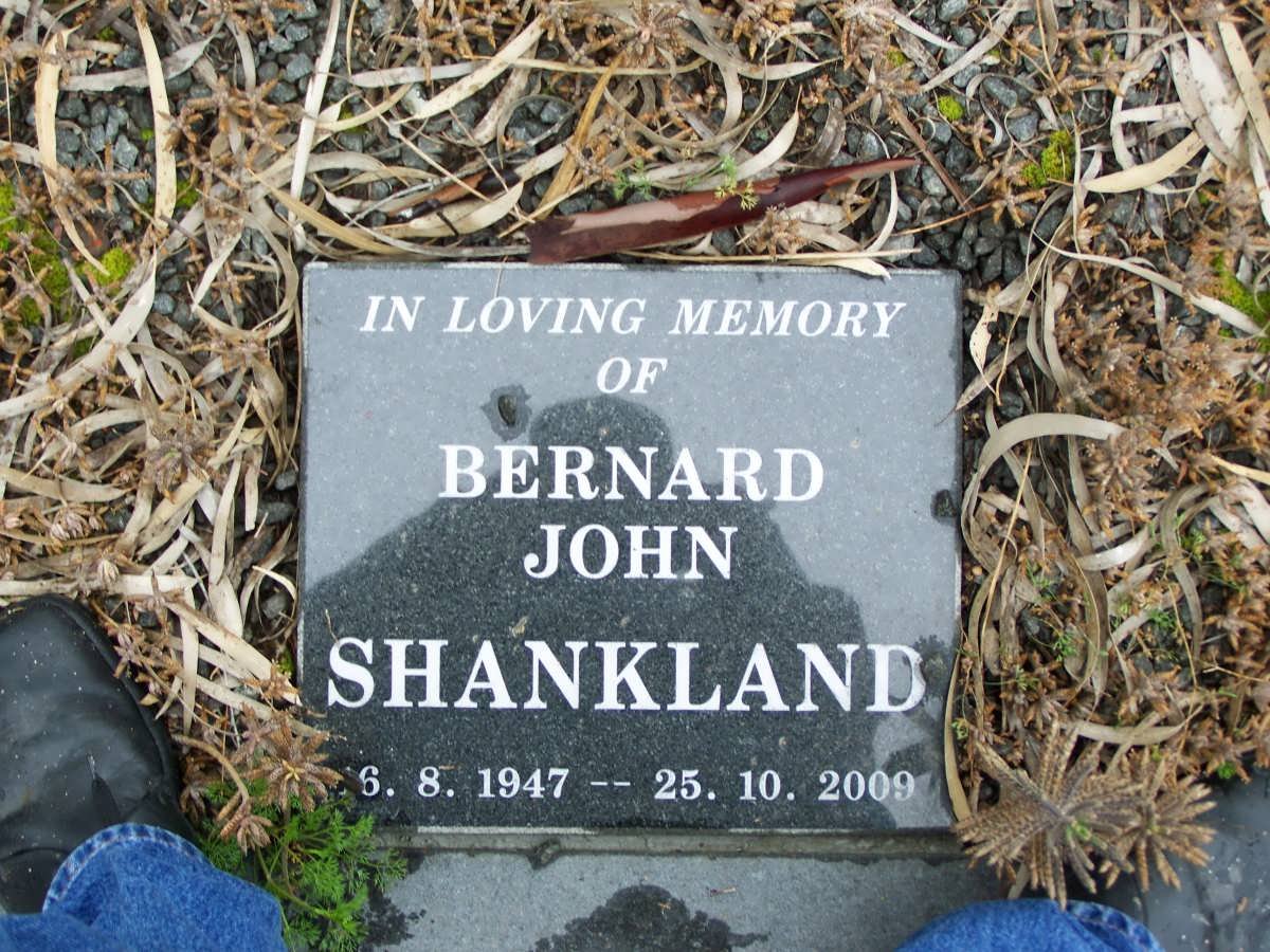 SHANKLAND Bernard John 1947-2009