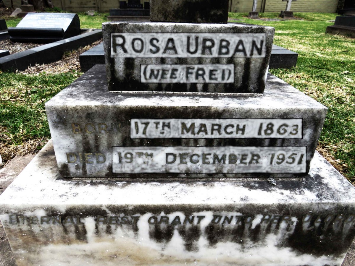URBAN Rosa nee FREI 1863-1951