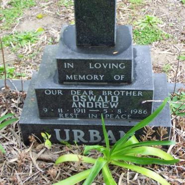 URBAN Oswald Andrew 1911-1986