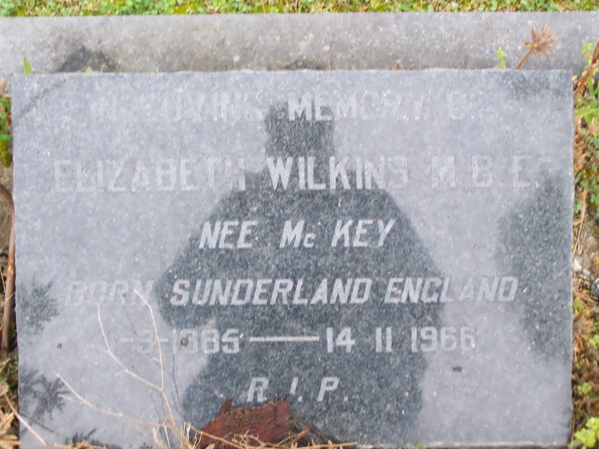 WILKENS Elizabeth nee McKEY 1885-1966