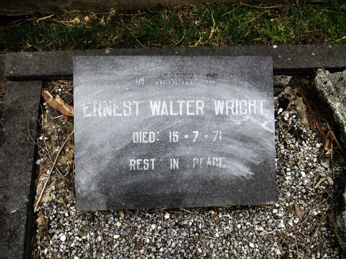 WRIGHT Ernest Walter -1971